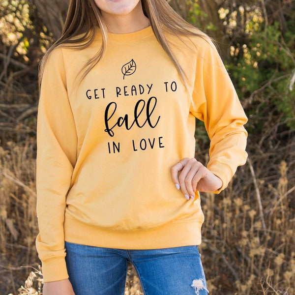 Get Ready To Fall In Love Lightweight Sweatshirt