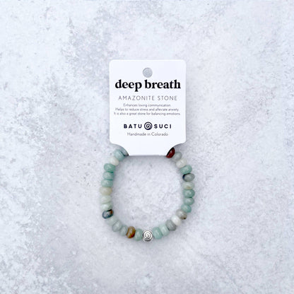 Deep Breath Rondelle Bracelet